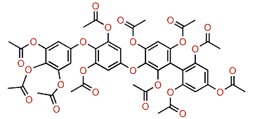 Hydroxyfucodiphlorethol A undecaacetate